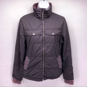 Prana Scapegoat Black Zip Up Jacket Womens Size Small